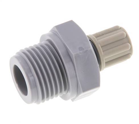 6x4mm & G1/2'' Pa Rechte Knelfitting Buitendraad 10bar [2 Stuks]