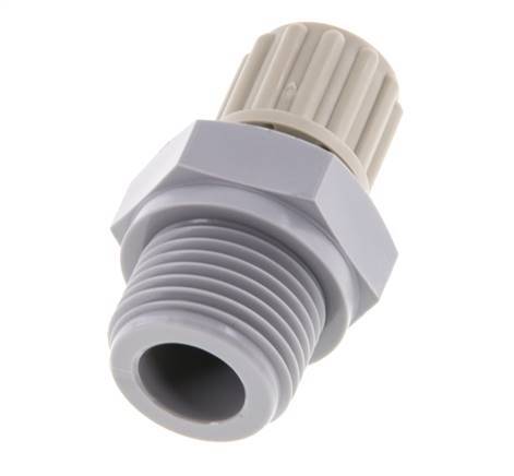 8x6mm & G1/2'' PA Rechte Knelfitting Buitendraad 10bar