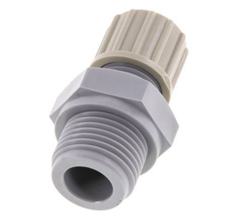 10x8mm & G1/2'' PA Rechte Knelfitting Buitendraad 10bar