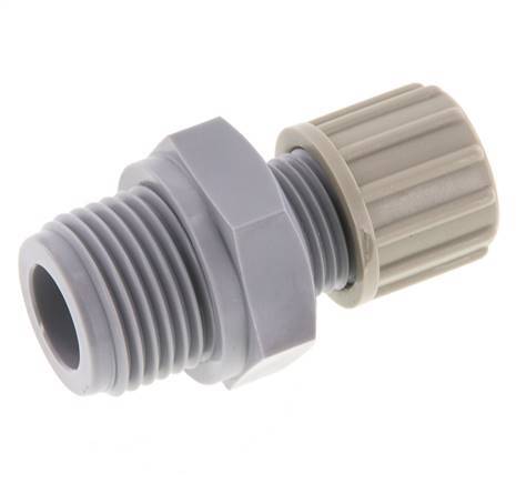 10x8mm & G1/2'' PA Rechte Knelfitting Buitendraad 10bar