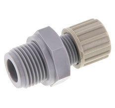 10x8mm & G1/2'' PA Rechte Knelfitting Buitendraad 10bar