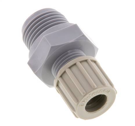 10x8mm & G1/2'' PA Rechte Knelfitting Buitendraad 10bar