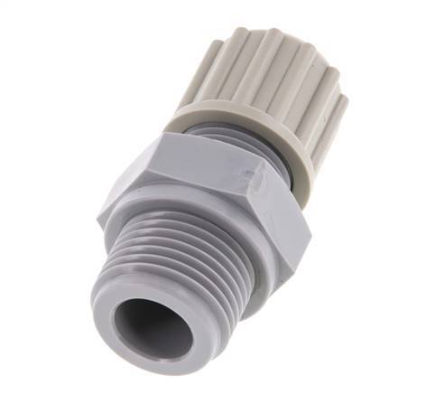 12x9mm & G1/2'' PA Rechte Knelfitting Buitendraad 10bar