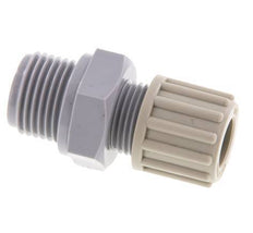 12x10mm & G1/2'' PA Rechte Knelfitting Buitendraad 10bar