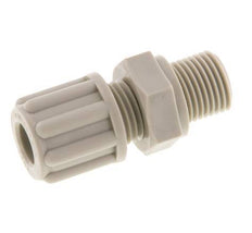 6x4mm & G1/8'' Pp Rechte Knelfitting Buitendraad 10bar [2 Stuks]