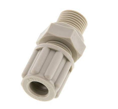 6x4mm & G1/8'' Pp Rechte Knelfitting Buitendraad 10bar [2 Stuks]