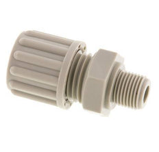 8x6mm & G1/8'' PP Rechte Knelfitting Buitendraad 10bar