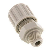 8x6mm & G1/8'' PP Rechte Knelfitting Buitendraad 10bar
