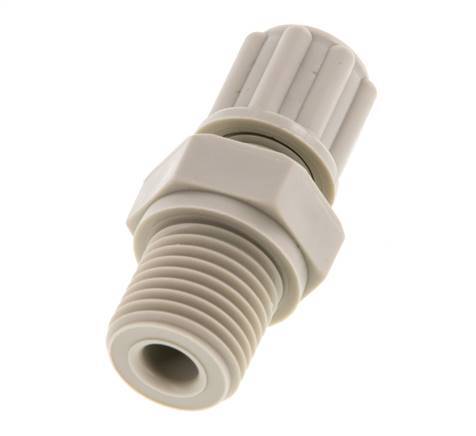 6x4mm & G1/4'' Pp Rechte Knelfitting Buitendraad 10bar [2 Stuks]