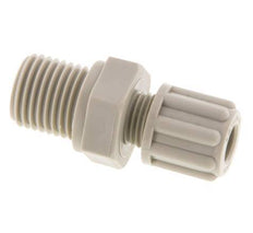 6x4mm & G1/4'' Pp Rechte Knelfitting Buitendraad 10bar [2 Stuks]