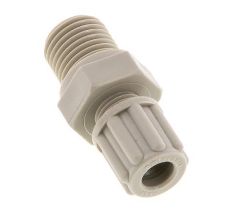 6x4mm & G1/4'' Pp Rechte Knelfitting Buitendraad 10bar [2 Stuks]