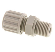 8x6mm & G1/4'' PP Rechte Knelfitting Buitendraad 10bar