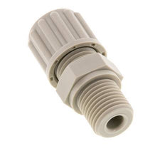 8x6mm & G1/4'' PP Rechte Knelfitting Buitendraad 10bar