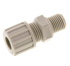 10x8mm & G1/4'' PP Rechte Knelfitting Buitendraad 10bar
