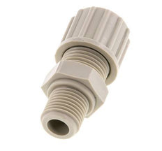 10x8mm & G1/4'' PP Rechte Knelfitting Buitendraad 10bar