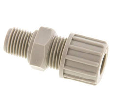 10x8mm & G1/4'' PP Rechte Knelfitting Buitendraad 10bar