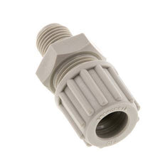 12x9mm & G1/4'' PP Rechte Knelfitting Buitendraad 10bar