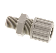 12x10mm & G1/4'' PP Rechte Knelfitting Buitendraad 10bar
