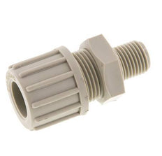 14x12mm & G1/4'' PP Rechte Knelfitting Buitendraad 10bar
