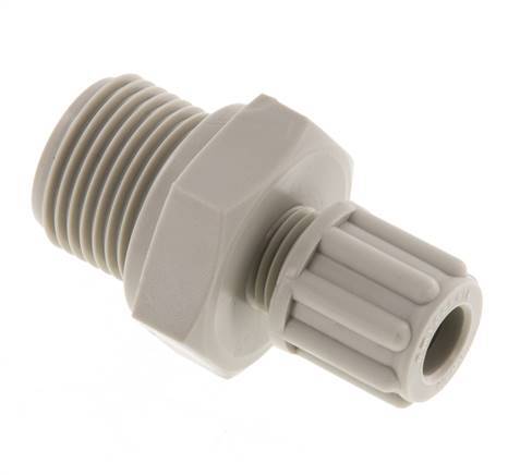 6x4mm & G3/8'' PP Rechte Knelfitting Buitendraad 10bar