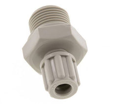 6x4mm & G3/8'' PP Rechte Knelfitting Buitendraad 10bar