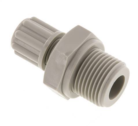 6x4mm & G3/8'' PP Rechte Knelfitting Buitendraad 10bar