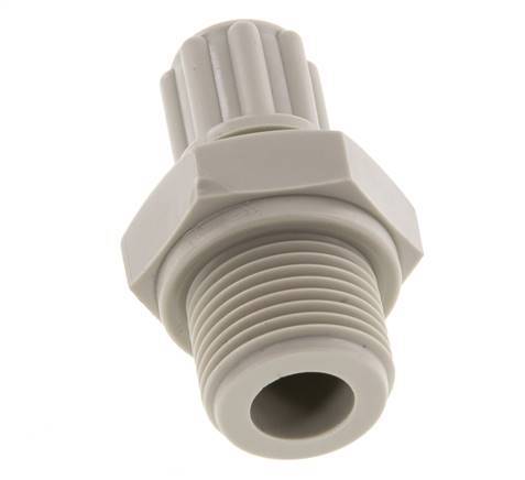 6x4mm & G3/8'' PP Rechte Knelfitting Buitendraad 10bar