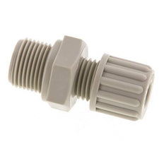 8x6mm & G3/8'' PP Rechte Knelfitting Buitendraad 10bar