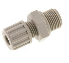 8x6mm & G3/8'' PP Rechte Knelfitting Buitendraad 10bar