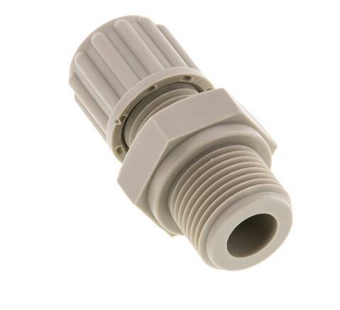 8x6mm & G3/8'' PP Rechte Knelfitting Buitendraad 10bar
