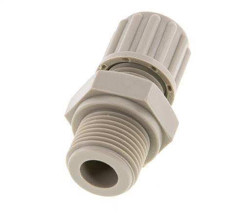 8x6mm & G3/8'' PP Rechte Knelfitting Buitendraad 10bar