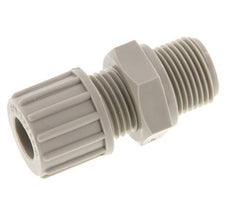 10x8mm & G3/8'' PP Rechte Knelfitting Buitendraad 10bar