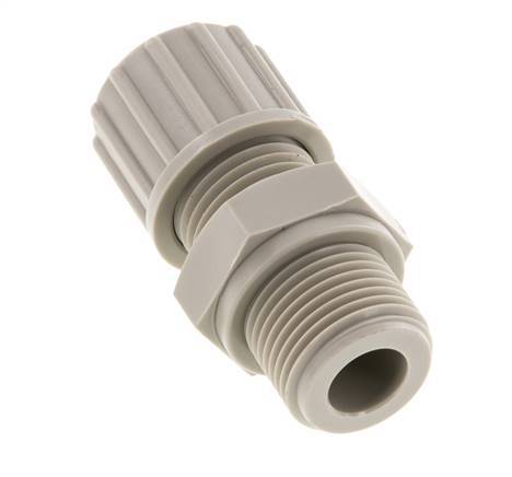 10x8mm & G3/8'' PP Rechte Knelfitting Buitendraad 10bar