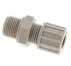 10x8mm & G3/8'' PP Rechte Knelfitting Buitendraad 10bar