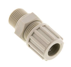 12x10mm & G3/8'' PP Rechte Knelfitting Buitendraad 10bar