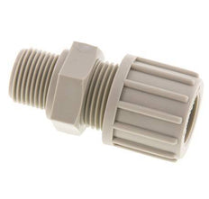 14x12mm & G3/8'' PP Rechte Knelfitting Buitendraad 10bar