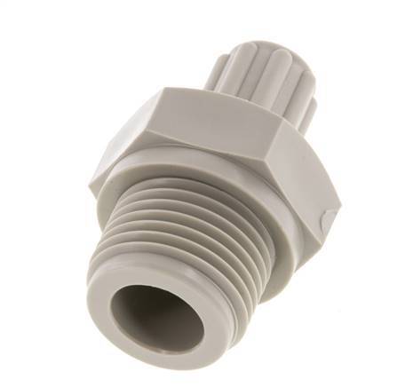 6x4mm & G1/2'' PP Rechte Knelfitting Buitendraad 10bar