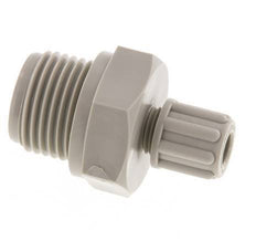 6x4mm & G1/2'' PP Rechte Knelfitting Buitendraad 10bar