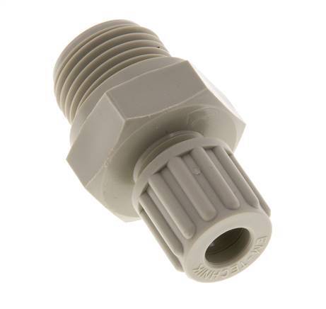 8x6mm & G1/2'' PP Rechte Knelfitting Buitendraad 10bar