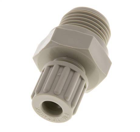 8x6mm & G1/2'' PP Rechte Knelfitting Buitendraad 10bar