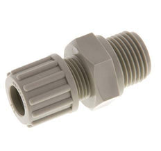 12x9mm & G1/2'' PP Rechte Knelfitting Buitendraad 10bar