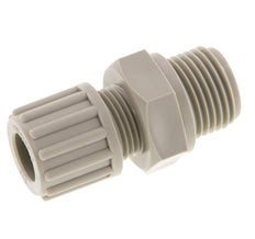 12x10mm & G1/2'' PP Rechte Knelfitting Buitendraad 10bar
