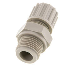 12x10mm & G1/2'' PP Rechte Knelfitting Buitendraad 10bar
