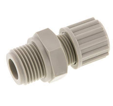 12x10mm & G1/2'' PP Rechte Knelfitting Buitendraad 10bar