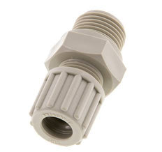 12x10mm & G1/2'' PP Rechte Knelfitting Buitendraad 10bar