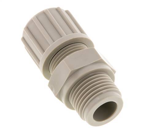 14x12mm & G1/2'' PP Rechte Knelfitting Buitendraad 10bar