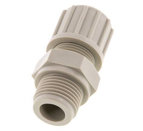 14x12mm & G1/2'' PP Rechte Knelfitting Buitendraad 10bar