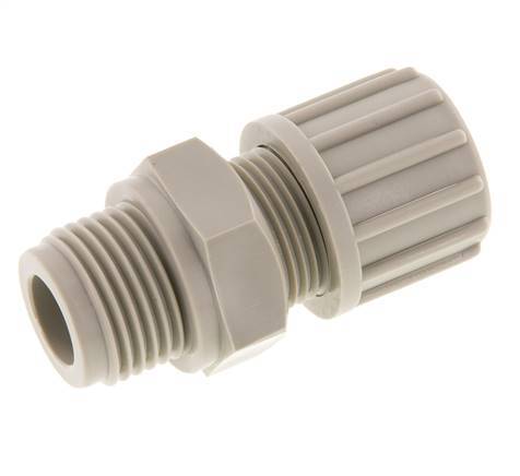 14x12mm & G1/2'' PP Rechte Knelfitting Buitendraad 10bar