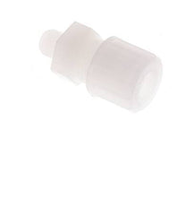 10x8mm & G1/8'' PVDF Rechte Knelfitting Buitendraad 10bar