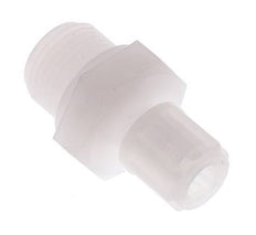 6x4mm & G3/8'' PVDF Rechte Knelfitting Buitendraad 10bar